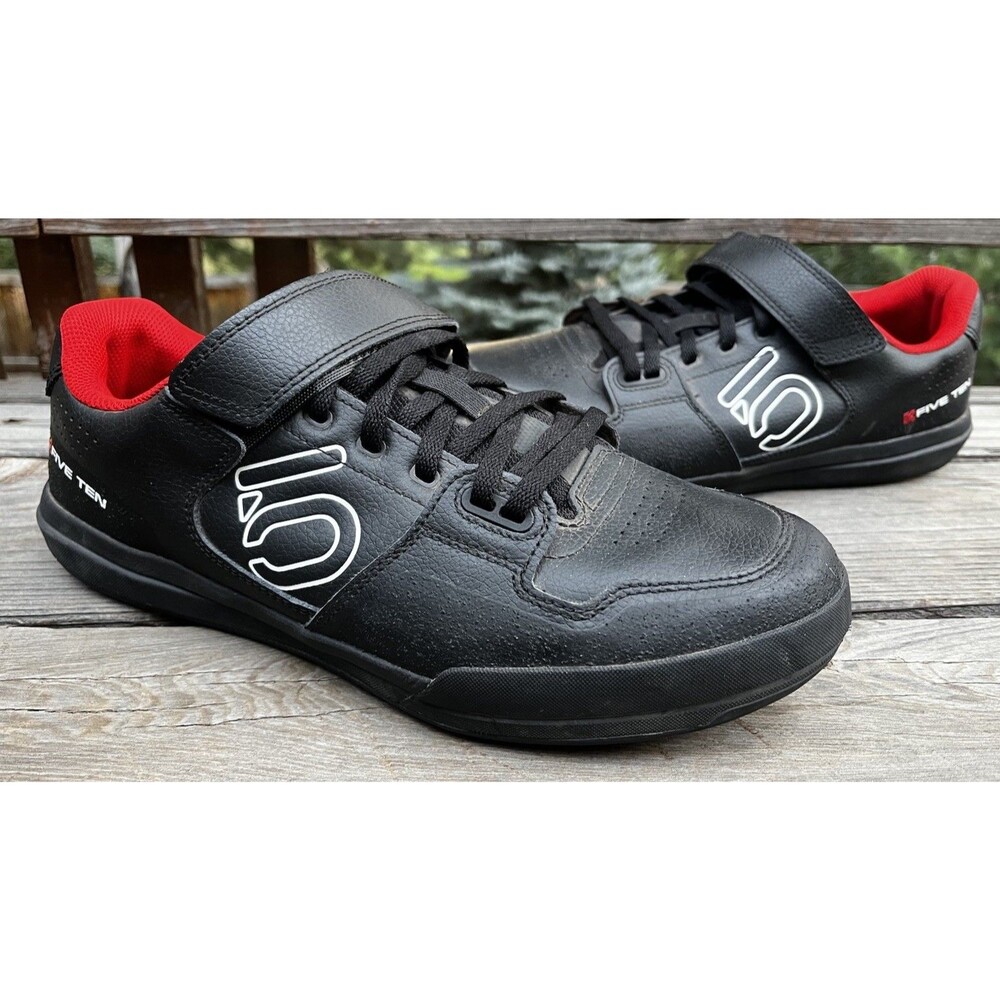 Five Ten Hellcat Men's 9.5 MTB Mountain Bike Cycling Shoes Black/Red
